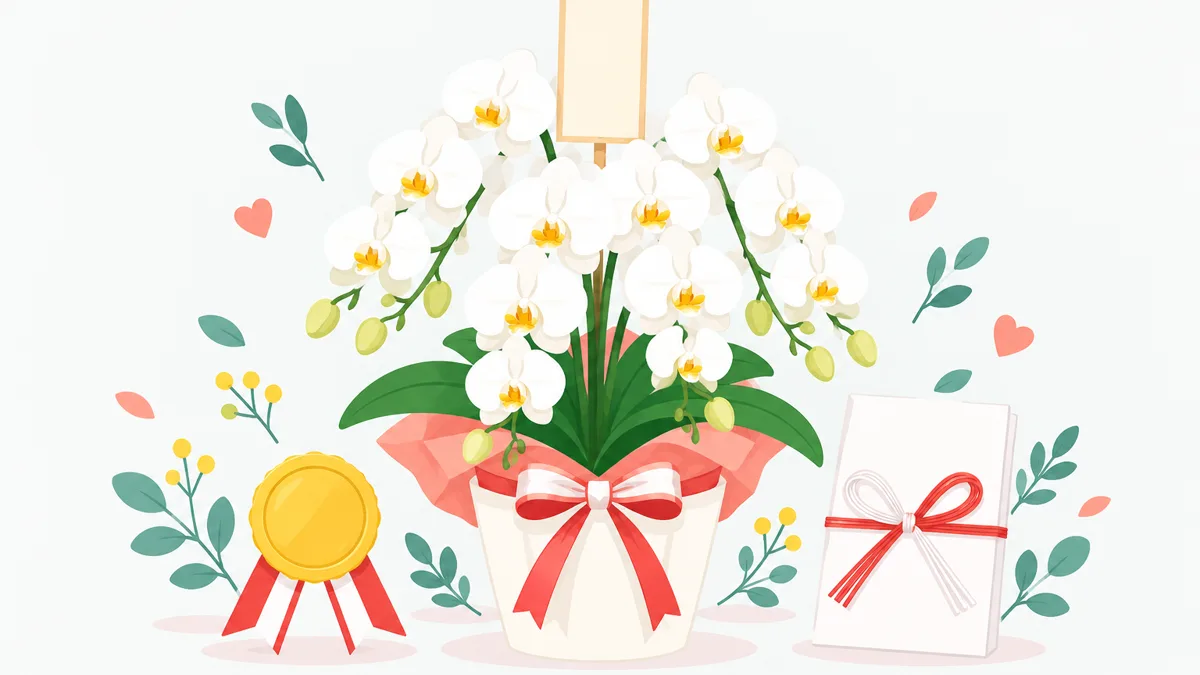 叙勲のお祝い相場|受章祝いの金額・のし・胡蝶蘭の立て札