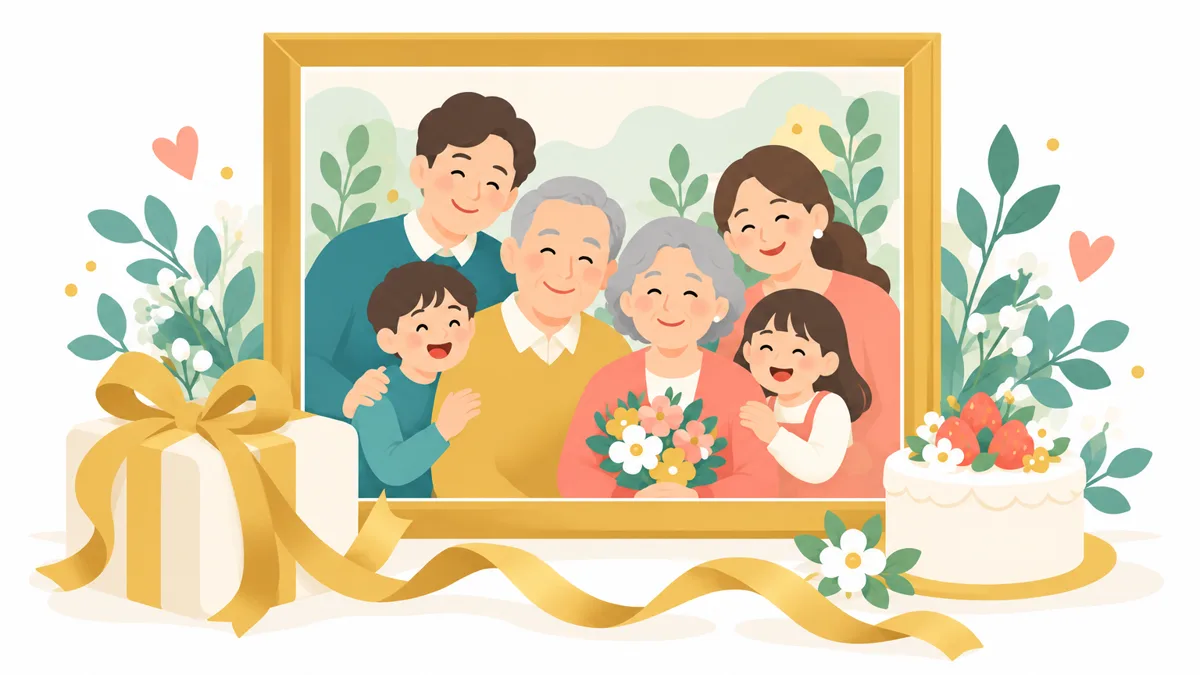 金婚式の似顔絵プレゼント|連名の費用の割り方と渡し方