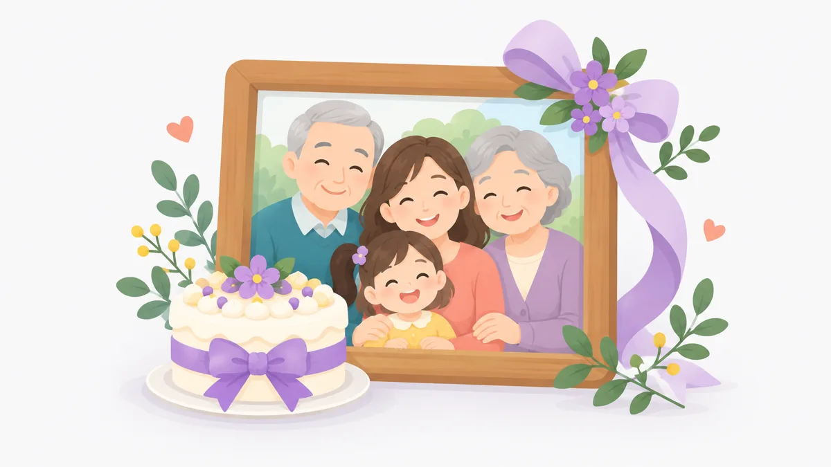 古希祝いのプレゼントに似顔絵を|連名の価格・納期・写真選び